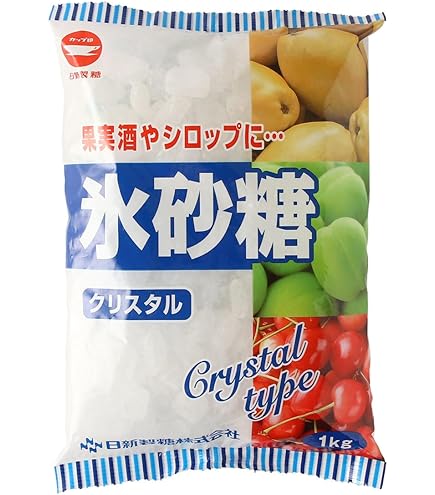 Amazon.co.jp: カップ印 日新製糖 氷砂糖 クリスタル 1kg×5袋 : 食品