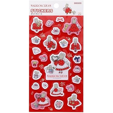 ハムプラシール　30個セット（台紙付き） Amazon.co.jp: クラックス フワフワらびちゃん カットピース