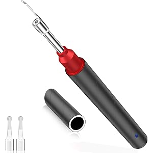 【最新版一体化】 耳かき カメラ ワイヤレス 極細レンズ 3.5mm 500万画素 スマホ&タブレット対応 LEDライト…
