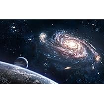 Amazon.co.jp: 絵画風 壁紙ポスター （はがせるシール式） 宇宙空間 