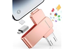 256GB USBメモリ [アプリ不要 アルバム直接保存！]４in1 Phone/Android/PC対応 phone から 直接 usb に 写真 を 移す/バックアップ可能 スマホデータ保存 外付けメモリ Type-C搭載 大容量外付けストレージ