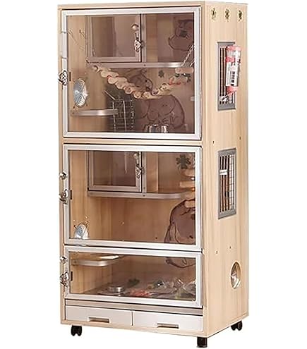 Amazon | 「組立完成品発送」チンチラゲージセット 小動物飼育ケージ