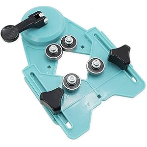 ShopXJ 調節可能 4-83mm ドリルガイド 位置決めガイド セラミック タイル 陶器 大理石 ロケータ ダイヤ…