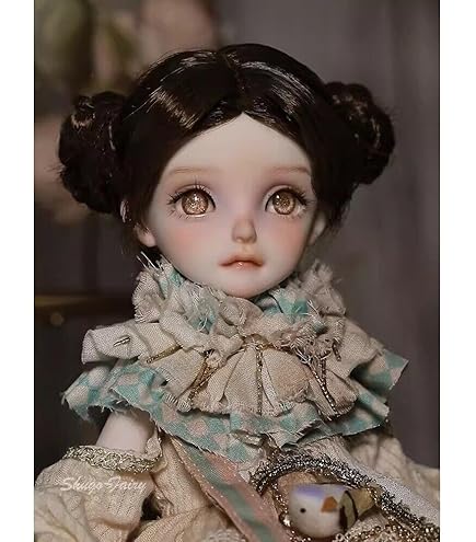 Amazon | 球体関節人形 1/4 BJDドール フルセット メイク済み ドレス風