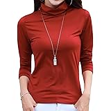 [エヌツーストーム] レディース タートルネック ハイネック 長袖 Tシャツ インナーカットソー LC01