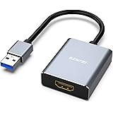 BENFEI USB 3.0 - HDMI アダプター、Windows 11、Windows 10、Windows 8.1、Windows 8、Windows 7 用 USB 3.0 - HDMI オス - メスアダプター (Mac には対応しません