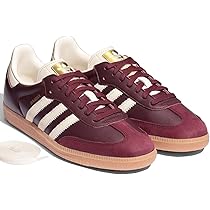 【本日限定価格】adidas Originals Samba LT Maroon adidas Originals Samba OG in Light Grey & Burgundy | FWRD