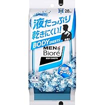 MEN'S Biore ボディシート 28枚入 1BOXセット Kao 花王 MEN's Biore(メンズビオレ)ボディシート 極冷感タイプ