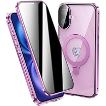 【開封済未使用】iPhone 16 本体•ケース•覗き見防止フィルター付 Amazon.co.jp: 覗き見防止 iPhone 16 用 ケース MagSafe対応