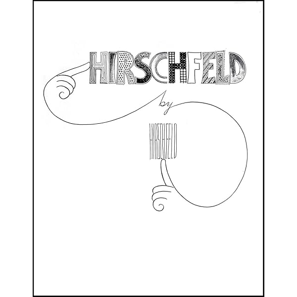 Hirschfeld on Line ハーシュフェルド オン ライン Amazon | Hirschfeld on Line | Hirschfeld, Al | Illustration