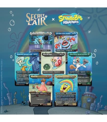 Magic the Gathering Secret Lair x Spongebob Squarepants: Internet