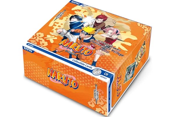 KAYOU NARUTO - ナルト コレクターカード アーススクロールシリーズ1 英語NAエディション ブースターボックス PRカード付き