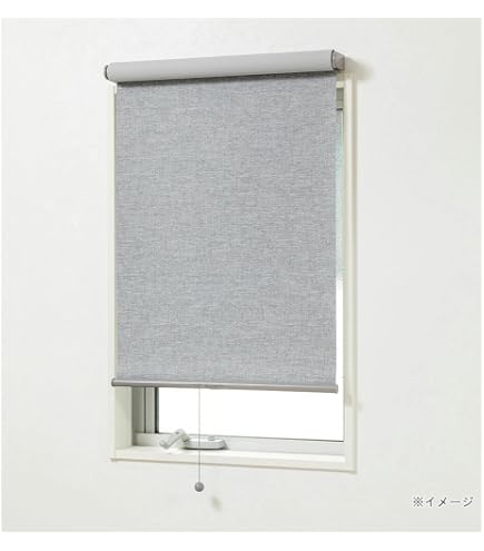 CAINZ チェーン式ロールスクリーン グレー 60×180cm 4本セット
