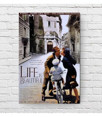 Amazon.co.jp: 【フレーム付-黒-】映画ポスター ライフイズ