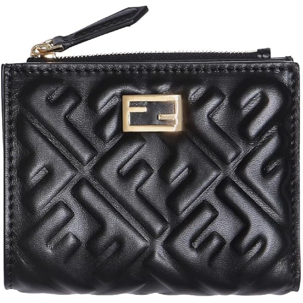 FENDI 二つ折り財布 Amazon | [フェンディ] 二つ折り財布 スモール ブラック 8M0387 A18B