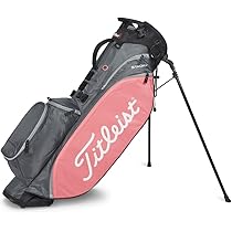 Titleist キャディバッグ  スタンド　グレー　赤 Titleist タイトリスト TITLEIST Players 4 スタンドキャディ