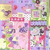 Oopsy Daisy Canvas Wall Art Lavender Blue Dilly Dilly by Winborg Sisters, 21 by 21-Inch [並行輸入品]