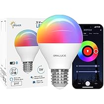 Amazon | ORALUCE スマート LED電球 E17口金 40W相当 調光調色