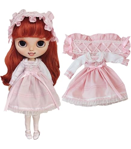 Amazon.co.jp: rakulifey ブライス服 アウトフィット お洋服 ドレス