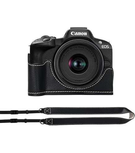 Amazon.co.jp: キャノン 用 Canon EOS R50用 カメラ ハーフ ケース