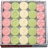 蓬莱山 和三盆 干菓子 和三盆糖 御干菓子 落雁 らくがん 5型/3色 50個入