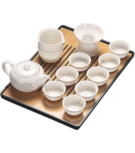 飴釉丸形急須と湯呑み6客セット SALIU 】祥 SYO 5点セット 土瓶急須 湯呑み 茶敷 ギフトセット