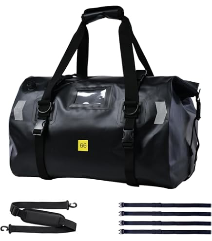 Amazon | Kugusa 【防水】 バイク シートバッグ ツーリングバッグ リア