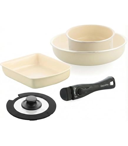 Amazon.co.jp: セラポット鍋セット (モスグリーン) : ホーム＆キッチン