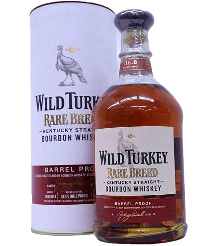 Amazon.co.jp: Wild Turkey Rare Breed, No Box, 29.5 fl oz (58.4 °C