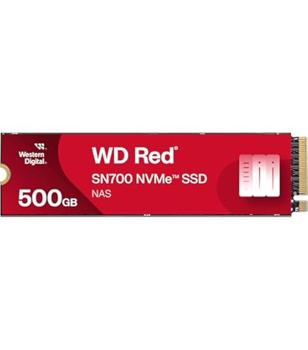 【新品】WD Red SA500 SATA SSD M.2 2280 500GB Western Digital Red SA500 M.2 500GB kainos nuo 54.69