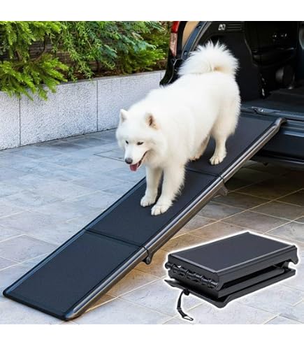 Amazon.co.jp: Pet Gear 三つ折りポータブルペットスロープ、犬と猫用