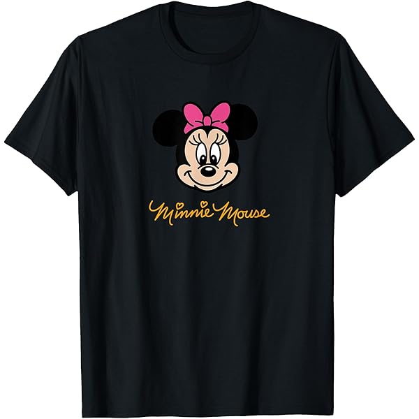 Amazon | ディズニー ミニーマウス 絵文字 コード式 Tシャツ | T