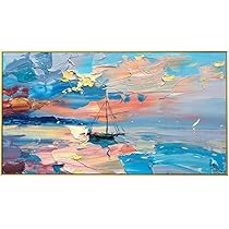 油絵 絵画 110cm x 50cm