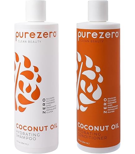 Amazon | Purezero ココナッツミルクシャンプー&コンディショナー