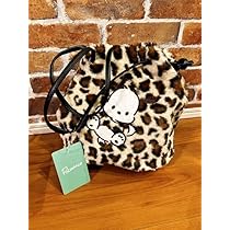 Amazon.co.jp: ポチャッコ ファーポチャッコ 巾着バッグ ヒョウ