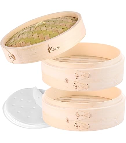 Amazon | 業務用厨房機器 ハイスト 【蒸職人】 竹セイロ 3段（本体3個