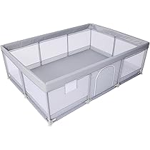 Amazon.co.jp: BabyGoo メッシュ ベビーサークル 【安全検査合格品