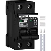 Amazon.co.jp: DIHOOL DC サーキットブレーカー 16A 1P DC12～400V 2個