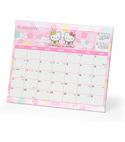 サンリオ　SANRIO　ハローキティ　カレンダー sanrio ハローキティ 2025年卓上カレンダー 2025 卓上 サンリオ