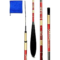 Amazon | Wellvie へら竿 ヘラブナ 竿 釣り竿 振出 15尺 カーボン 飛龍