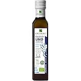 [CRUDIGNO・クルーディニョ] 有機アマニオイル 250ml (イタリア産、有機JAS認証、コールドプレス低温圧搾、オメガ3・6、αリノレン酸、飲みやすい、フラックスシードオイル)
