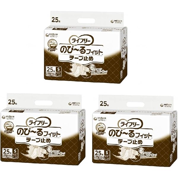 Amazon | Gライフリーのびーるフィットテープ止め Sサイズ 25枚 54732