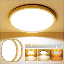 Amazon.co.jp : jiaqihong5 LEDシーリングライト 8畳 10畳 40CM 木目調
