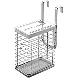 中空換気ナイフホルダーは壁掛け/メサ304ステンレススチールユニバーサルナイフブロックキッチンストレージラックスタンド ナイフブロック (Color : Stainless steel color)