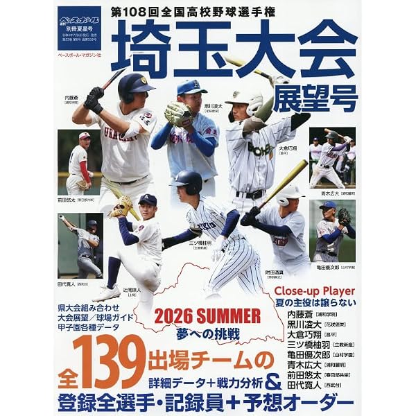 週刊ベースボール別冊立夏号: 第108回全国高校野球選手権東・西東京