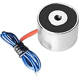 uxcell 保持電磁石 ソレノイド 12VDC 200N 34 x 25 mm 132g/0.29lb