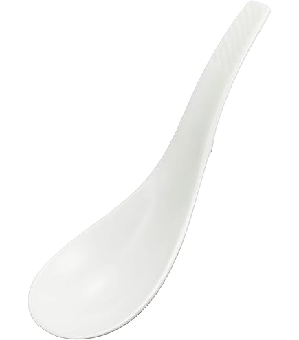 Amazon | 【6個】景徳鎮 中華食器 蛍 ホタル 陶器レンゲ 5インチ