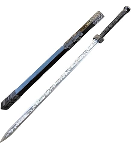 Amazon | Sutenno 漢剣 居合道刀 中国風木剣 鞘付き 居合刀 八面