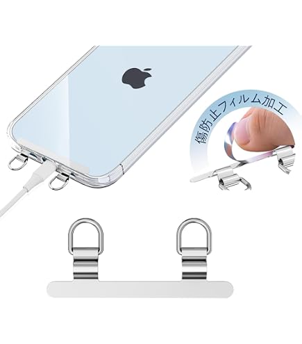 Amazon.co.jp: ZXZone ストラップホルダー 2口タイプ スマホ
