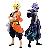 ナルト フィギュア (TVアニメ20周年記念衣装) 約16㎝ うずまきナルト&うちはサスケ 2種セット